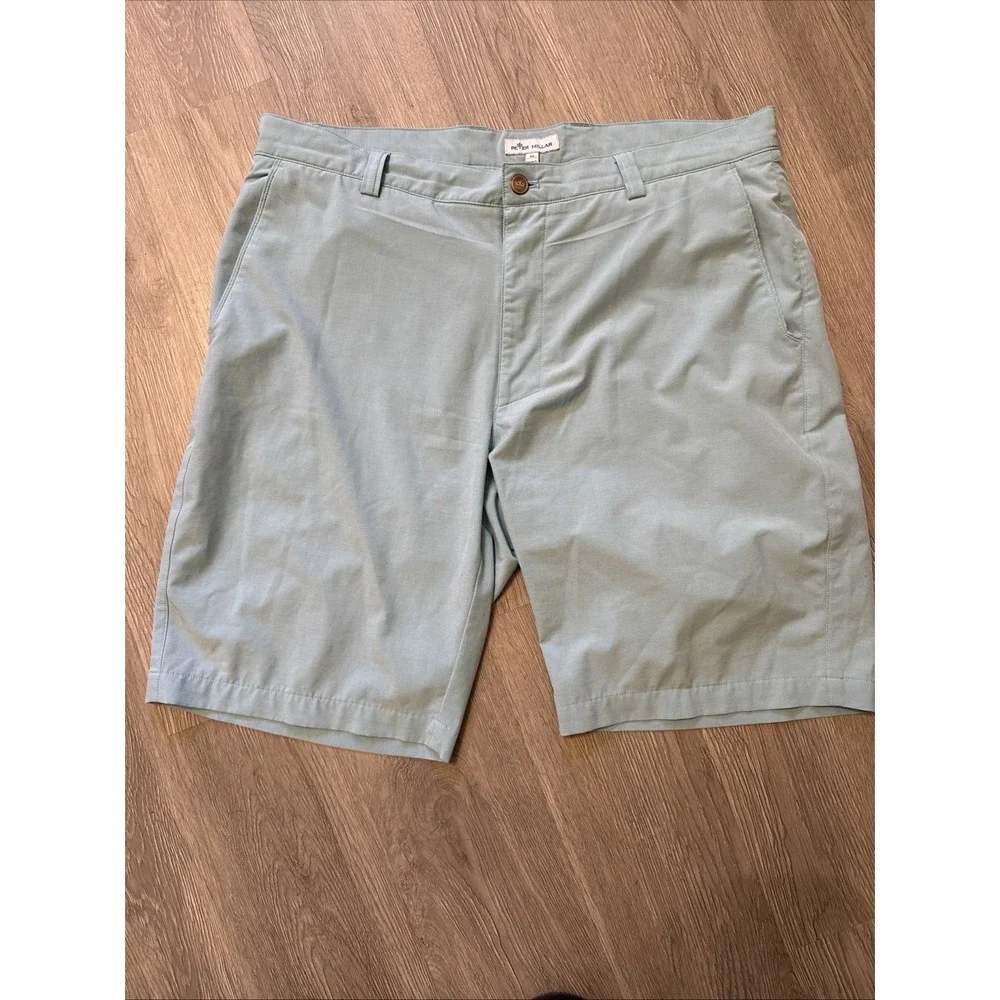 Peter Millar Shackleford Hybrid Golf Shorts Men’s 36 Light Blue Performance